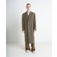 画像2: 【LEMAIRE(ルメール)】CHESTERFIELD COAT/ BLACK×STRAW MELANGE (2)