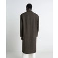 画像6: 【LEMAIRE(ルメール)】CHESTERFIELD COAT/ BLACK×BROWN MELANGE