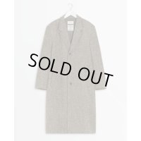 【LEMAIRE(ルメール)】CHESTERFIELD COAT/ BLACK×STRAW MELANGE