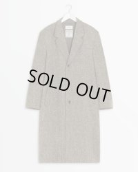 【LEMAIRE(ルメール)】CHESTERFIELD COAT/ BLACK×STRAW MELANGE