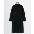 画像1: 【LEMAIRE(ルメール)】WRAP COAT/ BLACK (1)