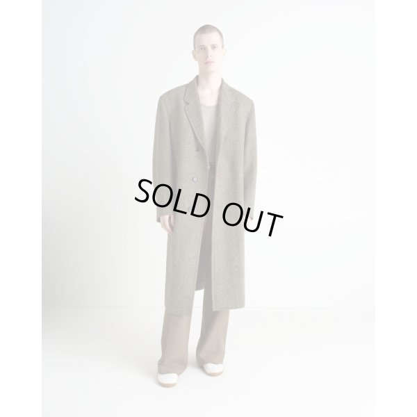 画像3: 【LEMAIRE(ルメール)】CHESTERFIELD COAT/ BLACK×STRAW MELANGE