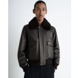 画像5: 【LEMAIRE(ルメール)】LEATHER BLOUSON/ CHARRED OAK