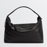 【LEMAIRE(ルメール)】BERLINGOT HOBO BAG PAPER LUX LEATHER/ Dark chocolate