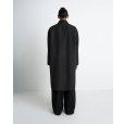 画像6: 【LEMAIRE(ルメール)】OVER COAT/ BLACK×GREY MELANGE