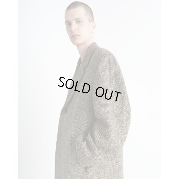 画像5: 【LEMAIRE(ルメール)】CHESTERFIELD COAT/ BLACK×STRAW MELANGE