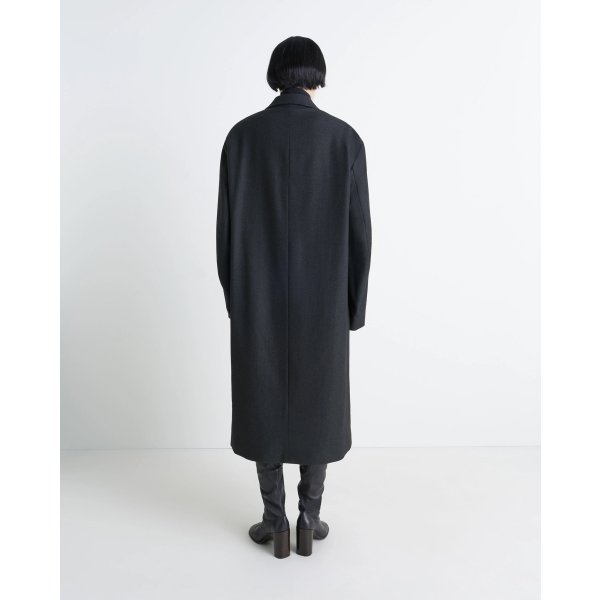 画像6: 【LEMAIRE(ルメール)】SOFT CHESTERFIELD COAT/ ANTHRACITE×GREY