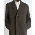 画像5: 【LEMAIRE(ルメール)】CHESTERFIELD COAT/ BLACK×BROWN MELANGE