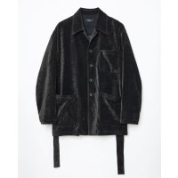 【ensou.(エンソウ)】Smoking Coverall / Sumi-dyed Black