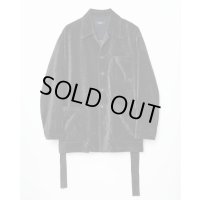 【ensou.(エンソウ)】Smoking Coverall / Sumi-dyed Black