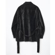 画像2: 【ensou.(エンソウ)】Smoking Coverall / Sumi-dyed Black (2)