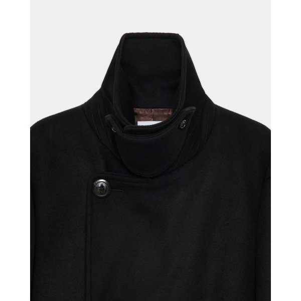 画像3: 【marka(マーカ)】Wool Silk Cashmere Beaver Bridge Coat　”Black”