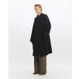 画像4: 【MARKAWARE(マーカウェア)】Polwarth Tuxedo Cloth Hunter Coat　”Black” (4)