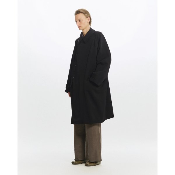 画像4: 【MARKAWARE(マーカウェア)】Polwarth Tuxedo Cloth Hunter Coat　”Black”