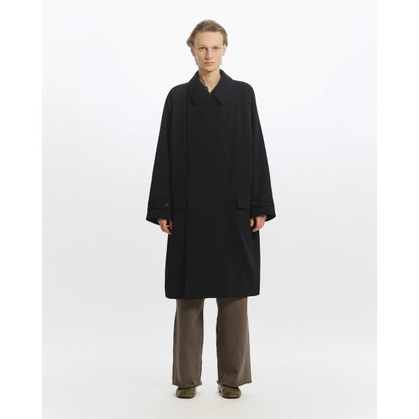画像5: 【MARKAWARE(マーカウェア)】Polwarth Tuxedo Cloth Hunter Coat　”Black”