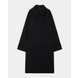 画像1: 【MARKAWARE(マーカウェア)】Polwarth Tuxedo Cloth Hunter Coat　”Black” (1)