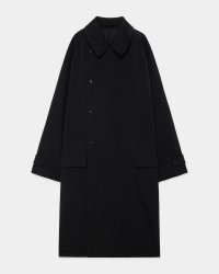 【MARKAWARE(マーカウェア)】Polwarth Tuxedo Cloth Hunter Coat　”Black”