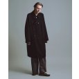 画像2: 【MARKAWARE(マーカウェア)】Polwarth Tuxedo Cloth Hunter Coat　”Black” (2)