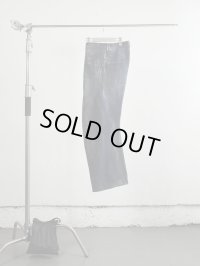 【NVRFRGT(ネヴァーフォーゲット)】3D TWISTED WIDE LEG 5P PANTS   "LUSTER COATED DARK INDIGO"