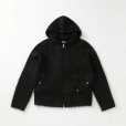 画像1: 【FAF(エフエーエフ)】Mohair Hoodie　””Black” (1)