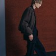 画像8: 【ANTHEM A(アンセムエー)】PIGMENT AND DYE PUFFER MILITARY BLOUSON/ DUSTY BLACK