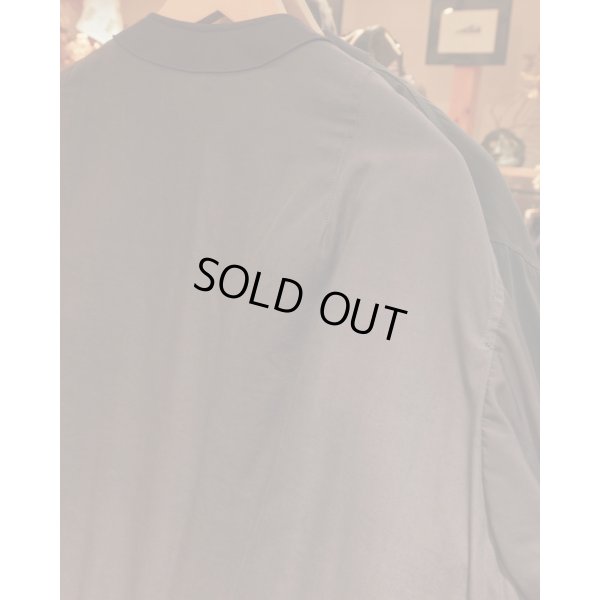 画像5: 【ANTHEM A(アンセムエー)】PIGMENT AND DYE PUFFER MILITARY BLOUSON/ DUSTY BLACK