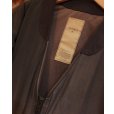画像3: 【ANTHEM A(アンセムエー)】PIGMENT AND DYE PUFFER MILITARY BLOUSON/ DUSTY BLACK