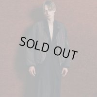 【ANTHEM A(アンセムエー)】PIGMENT AND DYE PUFFER MILITARY BLOUSON/ DUSTY BLACK