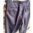 画像3: 【HEUGN(ユーゲン)】“Aaron” TAPPERD 2P TROUSERS WIDE STRIPE- Navy (3)