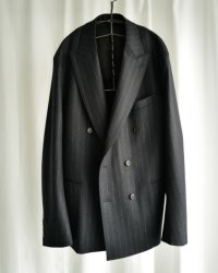 【HEUGN(ユーゲン)】“Adam” WIDE STRIPE 6B - Navy