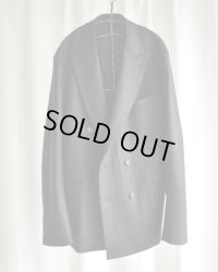 【HEUGN(ユーゲン)】“Adam” WIDE STRIPE 6B - Navy