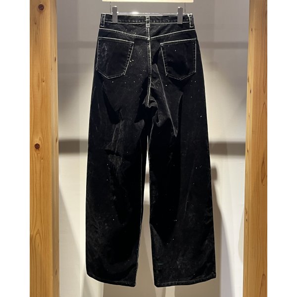 画像3: 【REVERBERATE(リバーバレイト)】FLOCKY PANTS(BAGGY) / BLACK