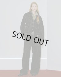 【REVERBERATE(リバーバレイト)】FLOCKY PANTS(BAGGY) / BLACK