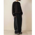 画像8: 【NAHYAT(ナヤット)】“THE CREWNECK SWEATER” Exclusive for VELVET/ BLACK×BROWN (8)