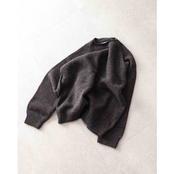 画像2: 【NAHYAT(ナヤット)】“THE CREWNECK SWEATER” Exclusive for VELVET/ GRAY