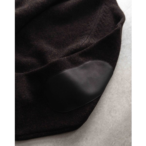 画像7: 【NAHYAT(ナヤット)】“THE CREWNECK SWEATER” Exclusive for VELVET/ BLACK×BROWN