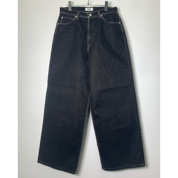 画像2: 【REVERBERATE(リバーバレイト)】FLOCKY PANTS(BAGGY) / BLACK