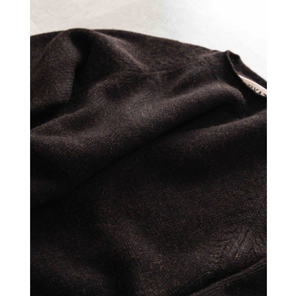 画像5: 【NAHYAT(ナヤット)】“THE CREWNECK SWEATER” Exclusive for VELVET/ BLACK×BROWN