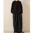 画像12: 【NAHYAT(ナヤット)】“THE CREWNECK SWEATER” Exclusive for VELVET/ BLACK×BROWN (12)