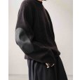画像1: 【NAHYAT(ナヤット)】“THE CREWNECK SWEATER” Exclusive for VELVET/ BLACK×BROWN (1)