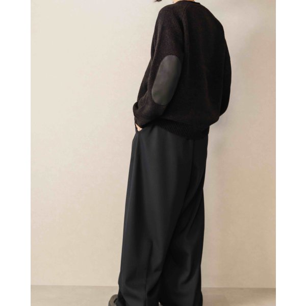 画像9: 【NAHYAT(ナヤット)】“THE CREWNECK SWEATER” Exclusive for VELVET/ BLACK×BROWN