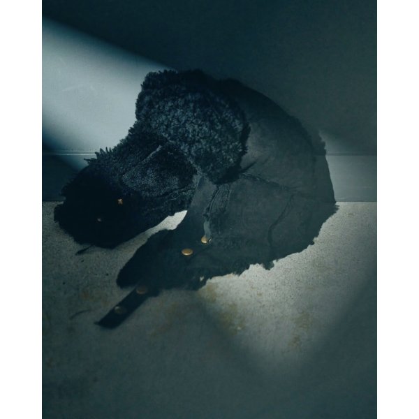 画像1: 【GOOD KARMA DEVELOPMENT(グッドカルマディベロップメント)】MOUTON BOMBER CAP"MOORE"/BLACK