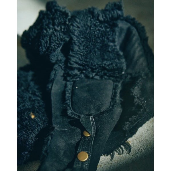 画像6: 【GOOD KARMA DEVELOPMENT(グッドカルマディベロップメント)】MOUTON BOMBER CAP"MOORE"/BLACK