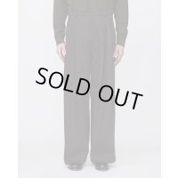 【IRENISA(イレニサ)】TWO TUCKS BUGGY PANTS /  DARK BROWN