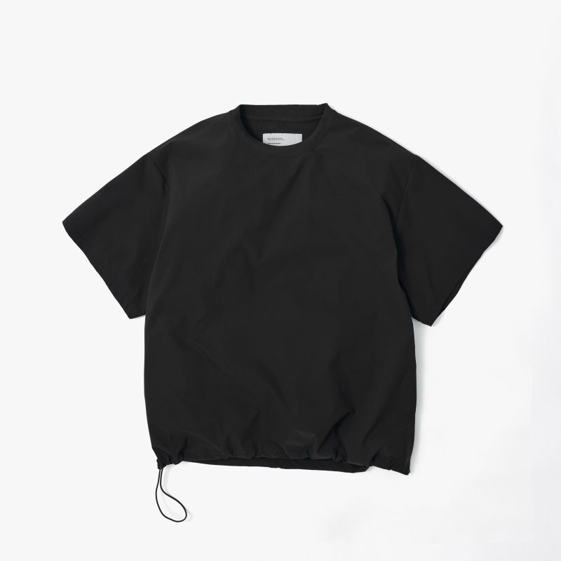 【UNTRACE(アントレース)】WATER REPELLENT 2W STRETCH SMOCK S/S/ BLACK