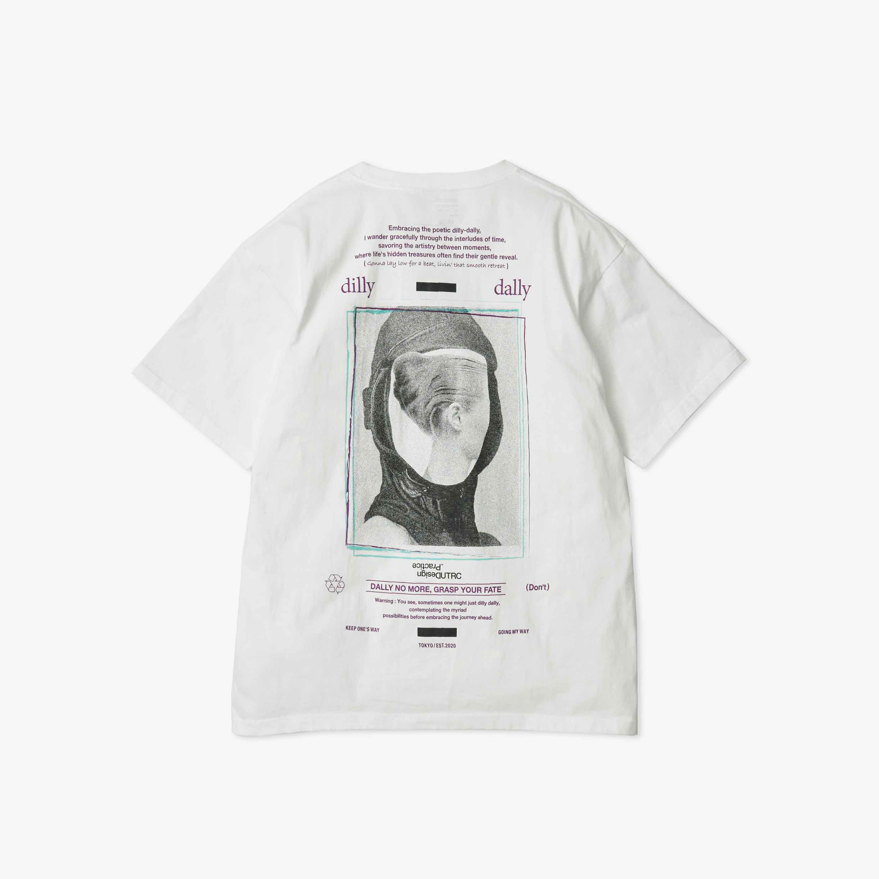 【UNTRACE(アントレース)】dilly dally TEE SHIRT/ WHITE