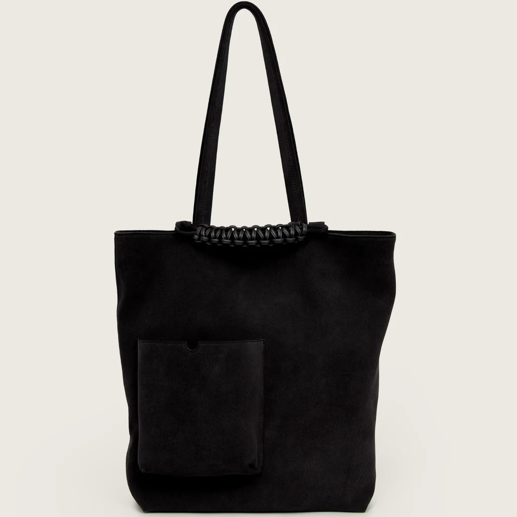 【SAGAN Vienna(サガンヴィエンナ)】PAZAR BOOK TOTE SUEDE/ Velvet Black