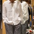 画像7: 【AUGUSTE PRESENTATION Pajama Look（オーギュストプレゼンテーション パジャマルック）】Linen Sheet Regular Collar Shirt（Men's）