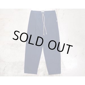 画像: 【FRANK LEDER（フランクリーダー）】BALTIC BLUE DYED VINTAGE BEDSHEET DRAWSTRING TROUSERS