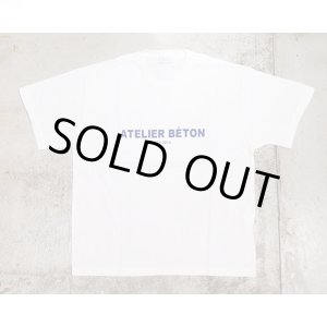 画像: 【ATELIER BÉTON（アトリエベトン）】RUSTIC PRINT TEE/WHITE